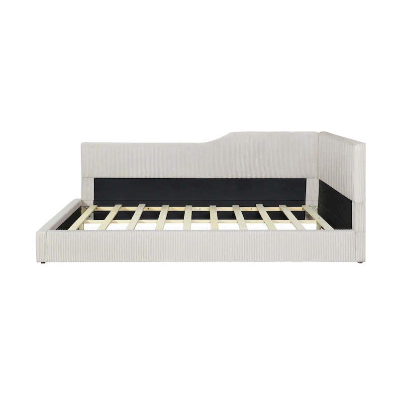 Full L-Shaped Daybed with Solid Frame