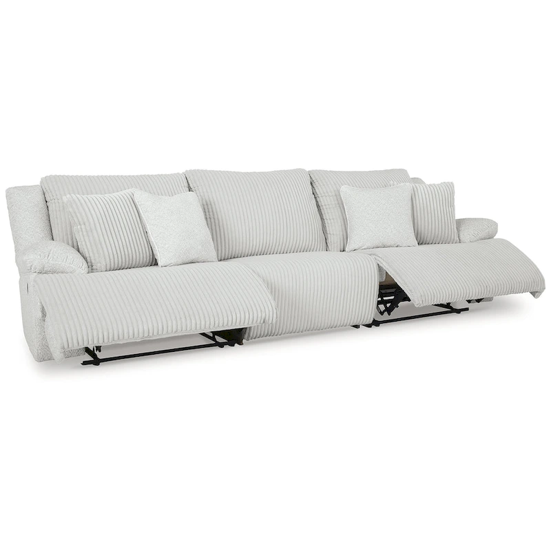 Signature Design by Ashley Top Tier 3-Piece Reclining Sectional Sofa - 128W x 40D x 41H