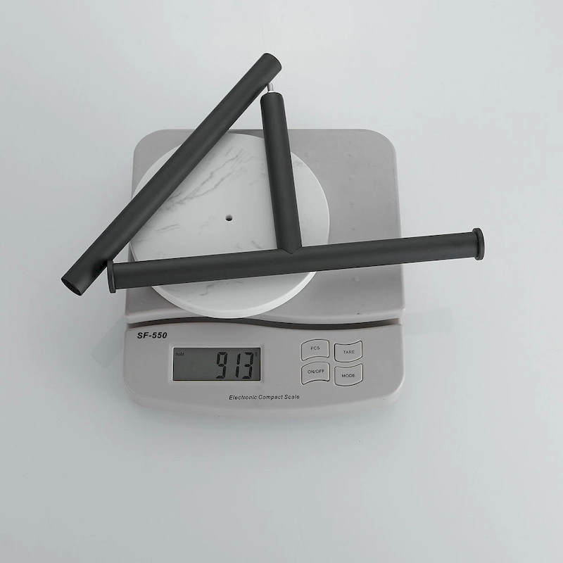 T-Shape Towel Rack With Natural Marble Base