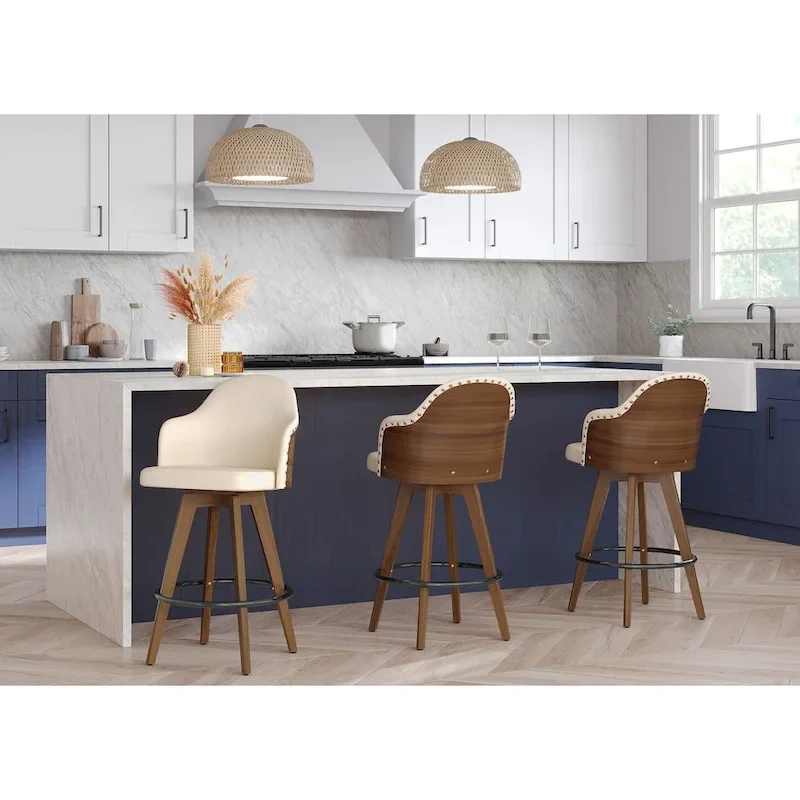 Valsatra Mid-century Modern Counter Stool