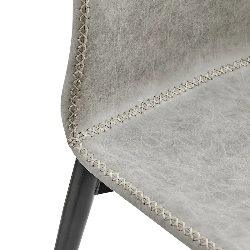 Jayden Faux Leather Dining Side Chair, (Set of 2)