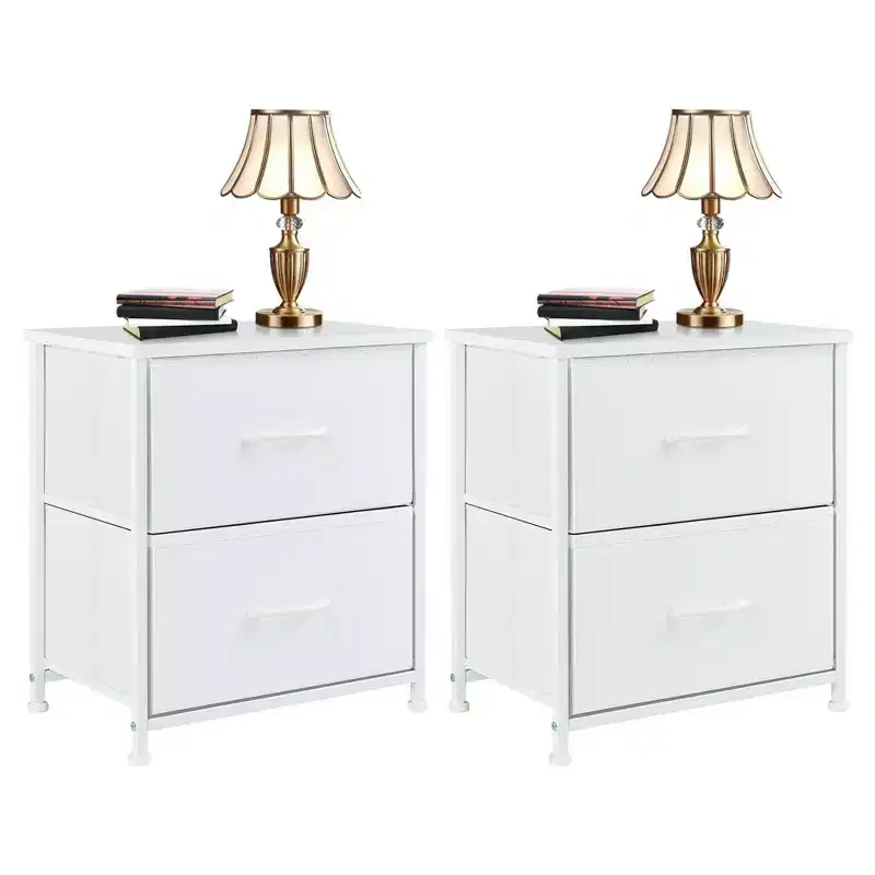 Metal Frame Dresser with Wood Top