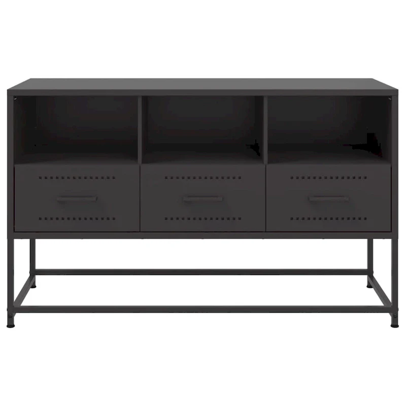 TV Stand Entertainment Center Media Unit Living Room Furniture Steel - 15.4 x 39.6 x 23.8