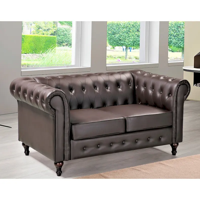 Classic Chesterfield Loveseat