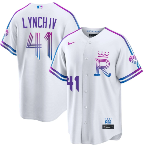 Daniel Lynch IV Kansas City Royals White 2026 City Connect Jersey