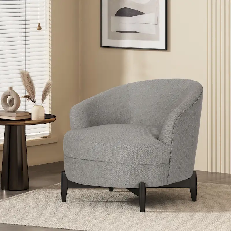 Sydmor Boucle Upholstered Club Chair by Christopher Knight Home
