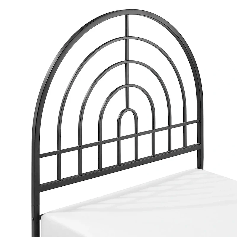 Modern Metal Arch Twin Bed Frame