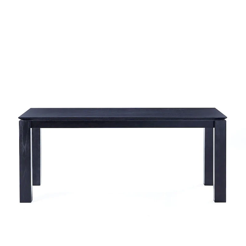 Rectangular Solid Wood Dining Table, 70.86 in., Seats 8