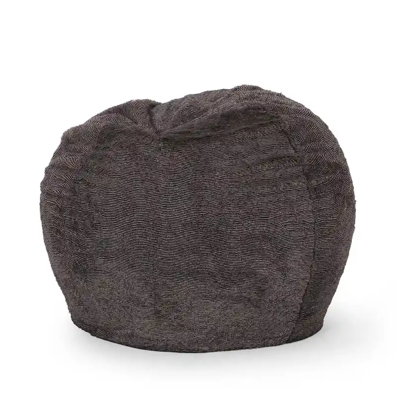 Greyrock Modern Glam Faux Fur Winter Bean Bag by Christopher Knight Home