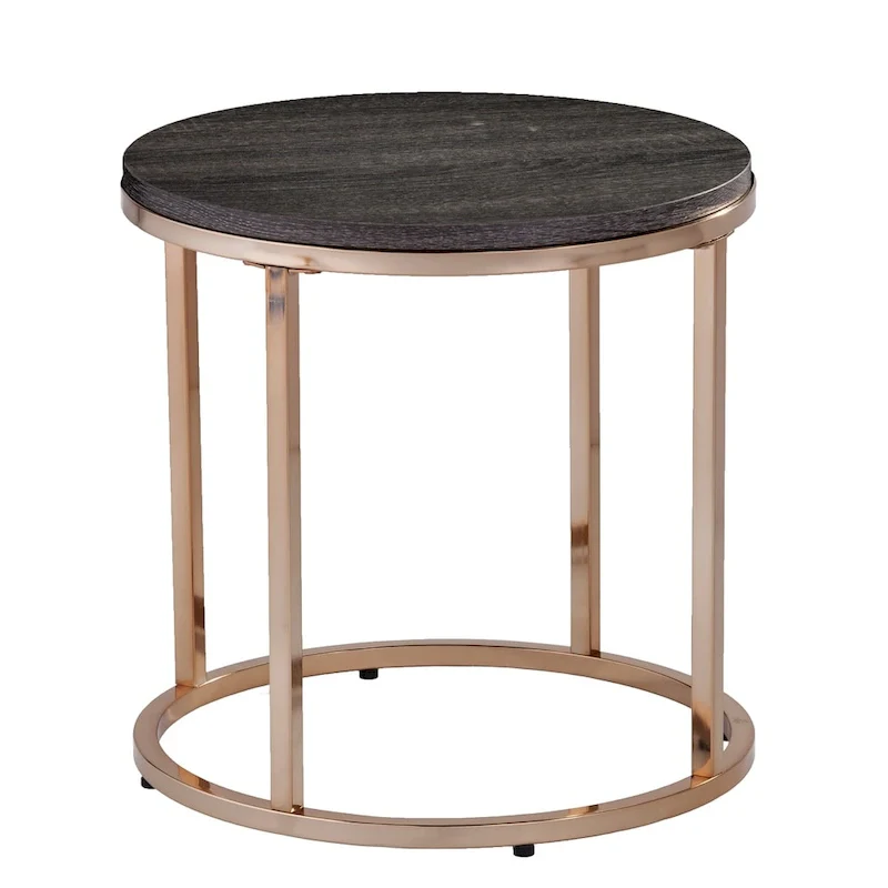 SEI Furniture Henderson Round 3-piece Nesting Coffee Table
