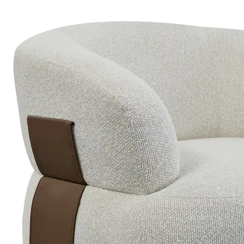 Kieon 33 W 360 Swivel Modern Barrel Chair Accent Chair Set of 2