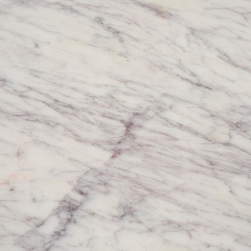 Bianca Dark Brown Wood w/ Marble Round Accent Table - 22.0L x 22.0W x 22.0H