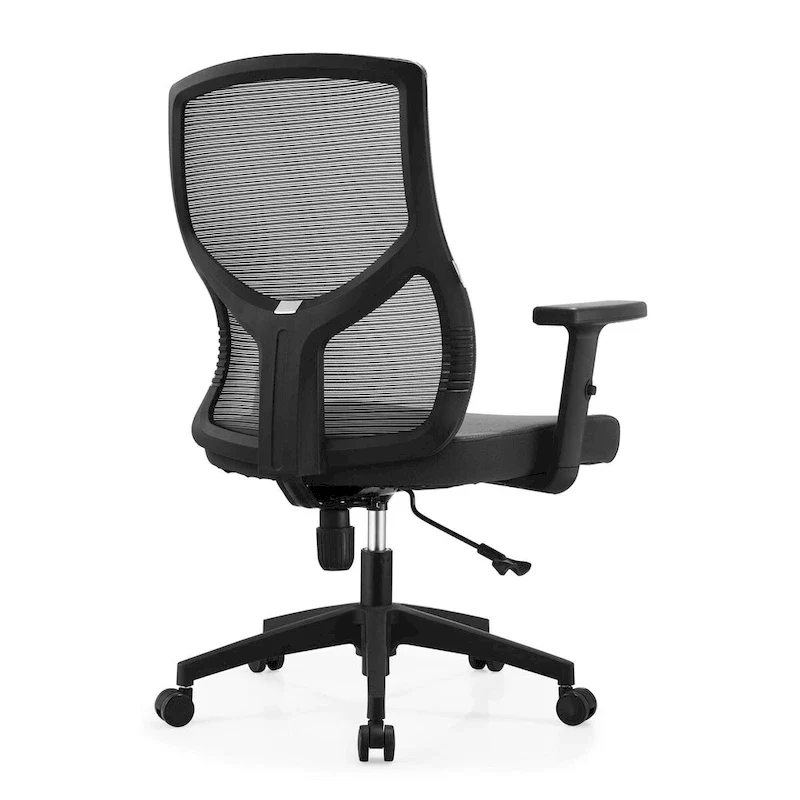 Glen Mid-Back Office Chair with Adjustable Height, Swivel and Tilt by LeisureMod
