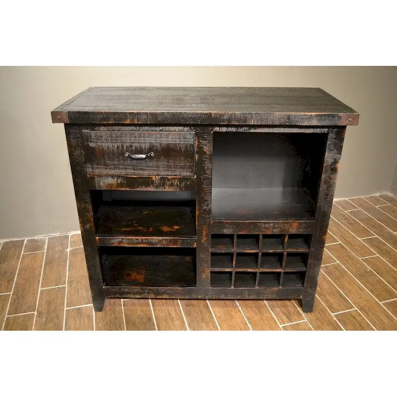 City Bar with Wine Rack - 48 - with Graffiti