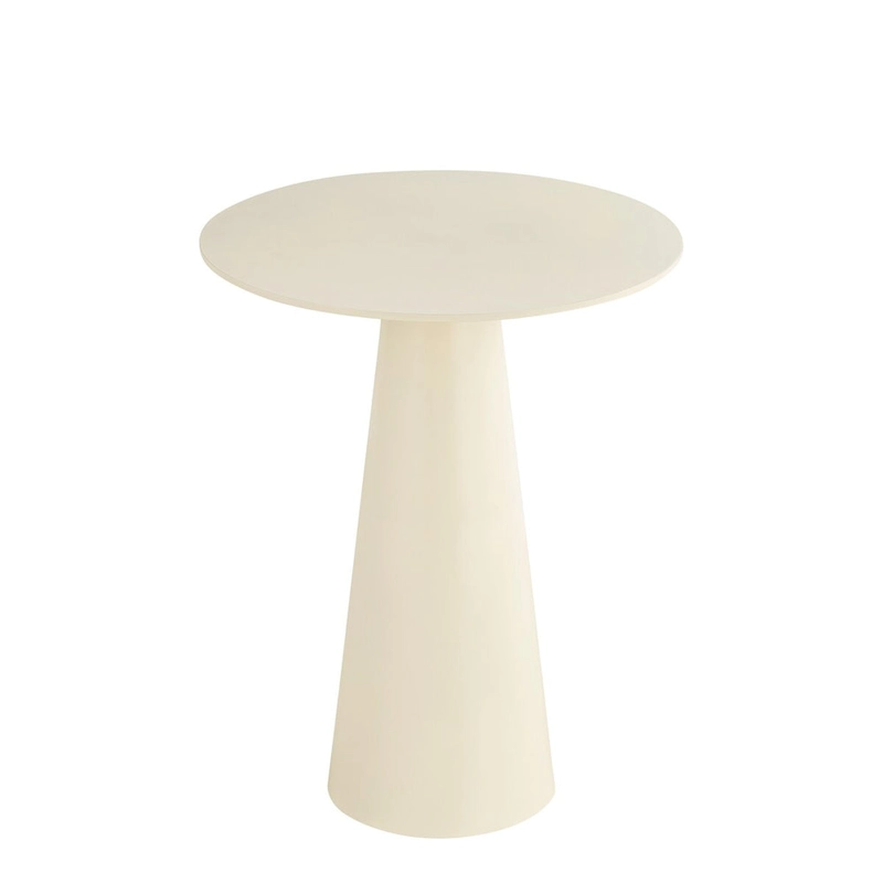 SAFID White Finished Side Table