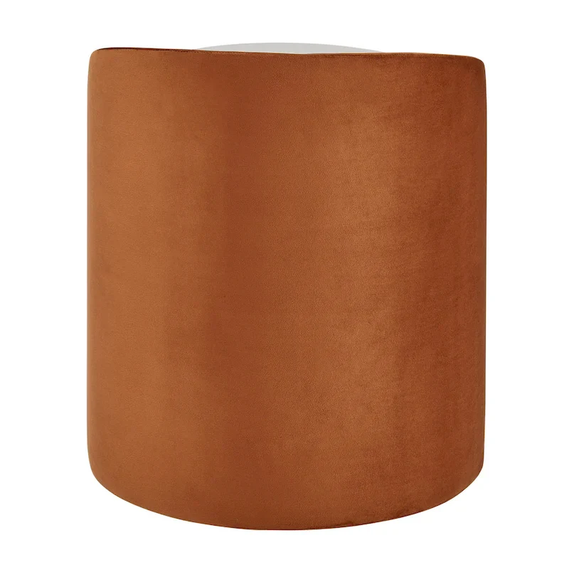 Vinda Velvet Fabric Ottoman