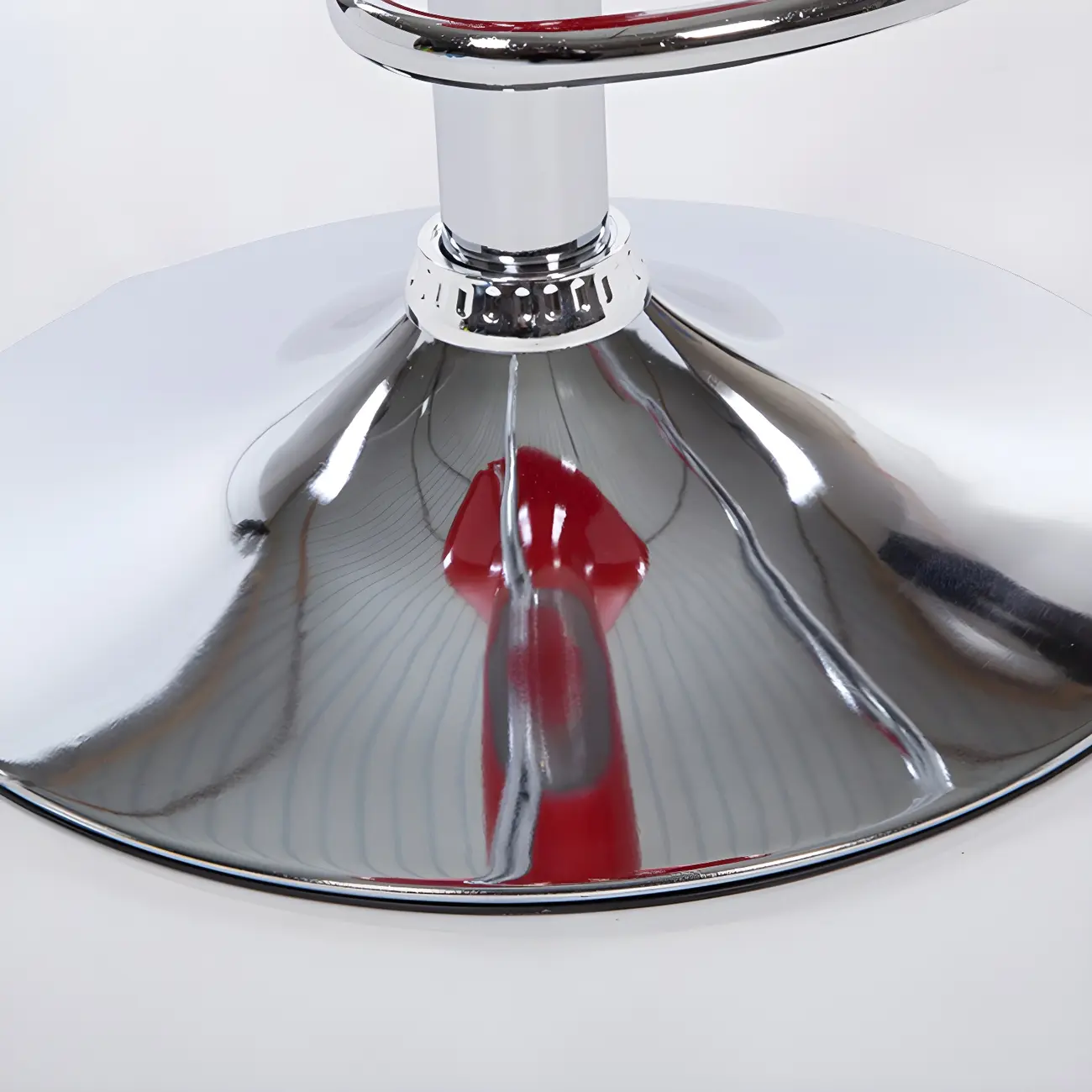 Plastic Chrome Swivel Bar Stool Height Adjustable