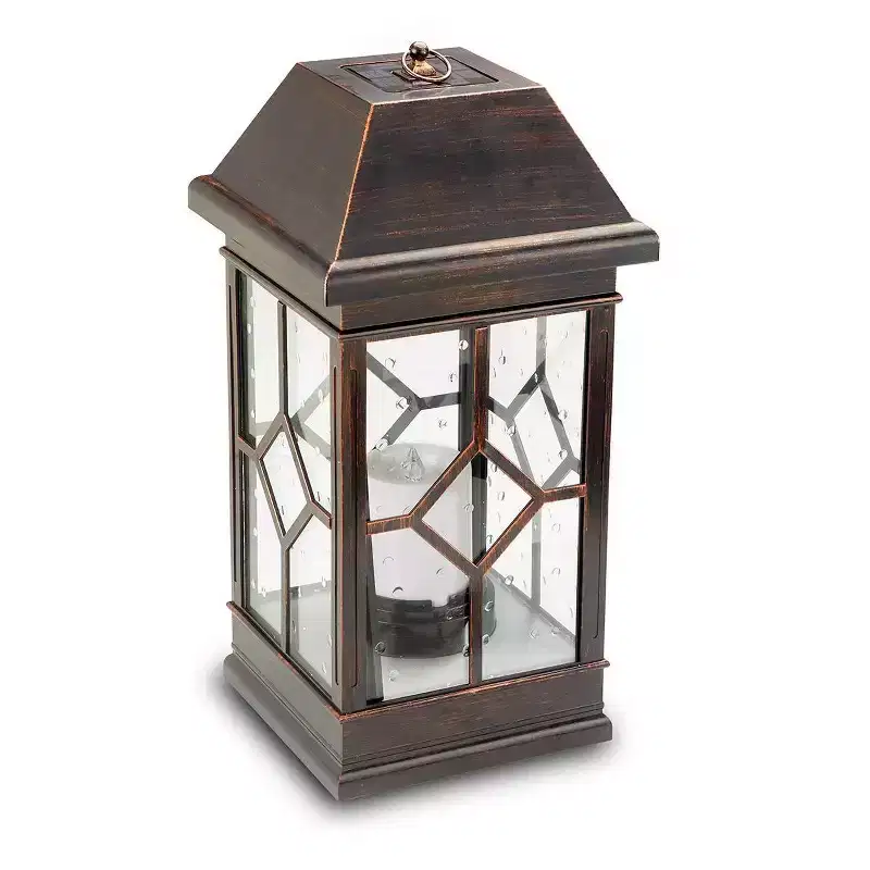 Smart Solar San Felipe Estate 22" Solar Lantern Bronze