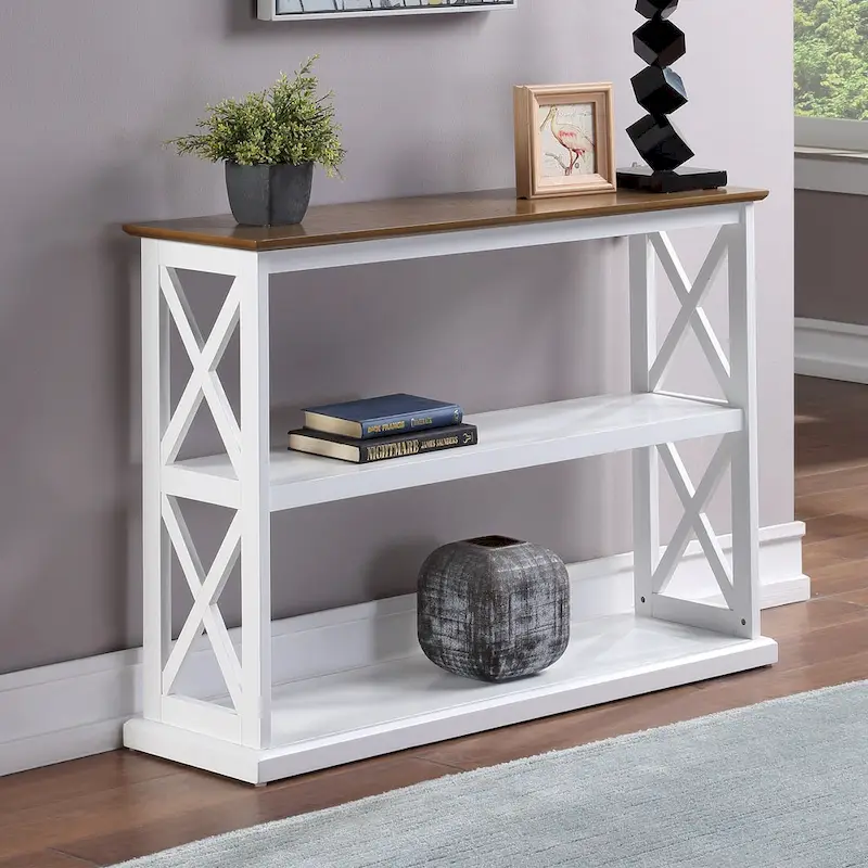 Convenience Concepts Coventry Console Table with Shelves