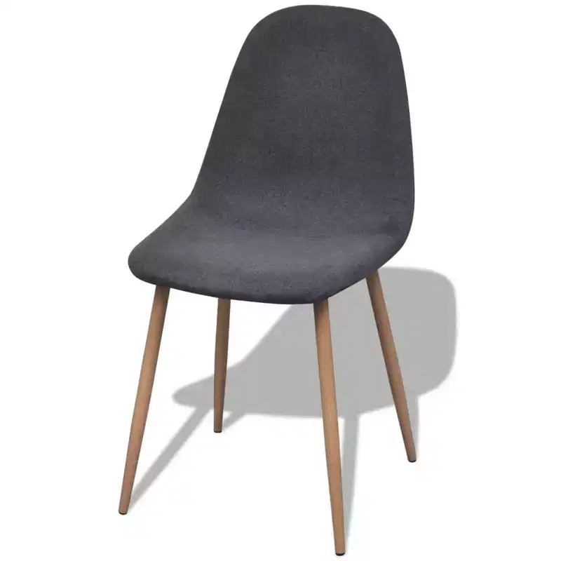 vidaXL Chair Grey Fabric