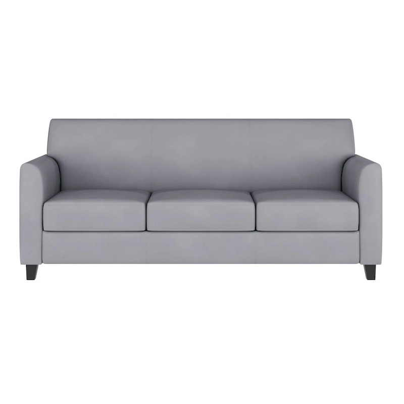 LeatherSoft Sofa with Clean Line Stitched Frame - 70W x 29D x 32.25H