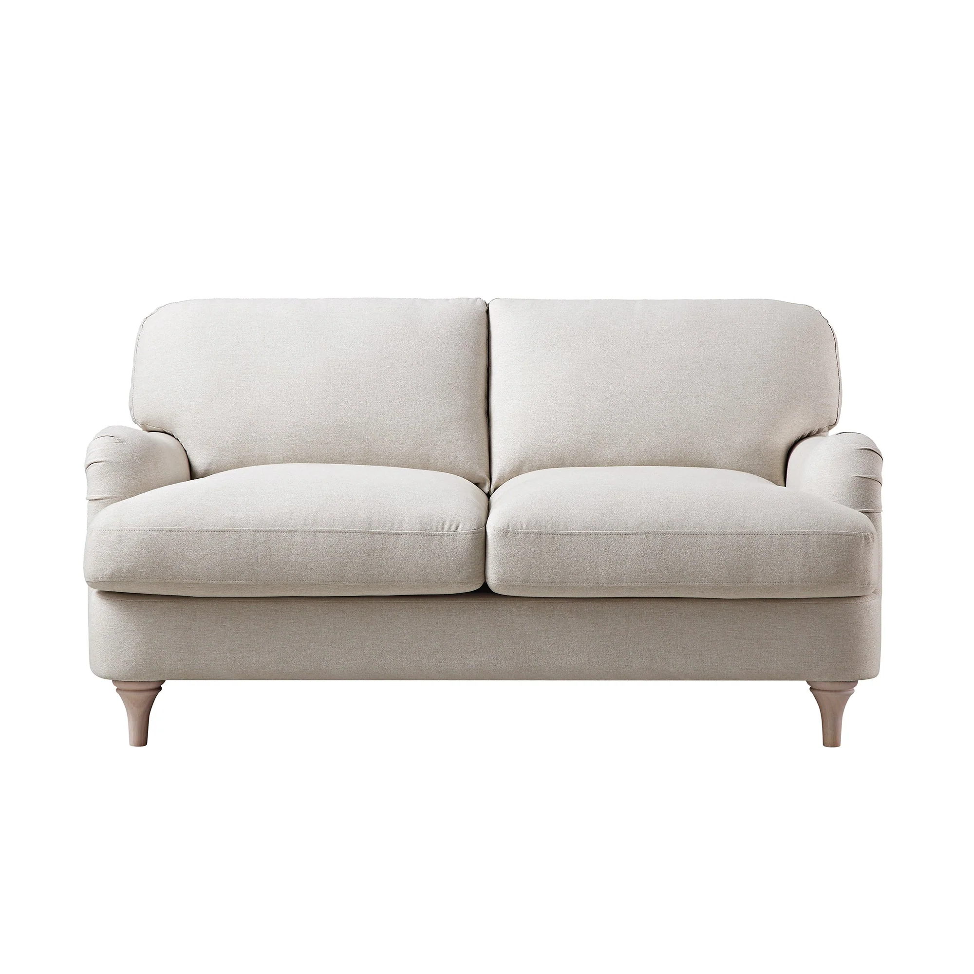 Oatmeal Fabric Sofa, 2-Seater