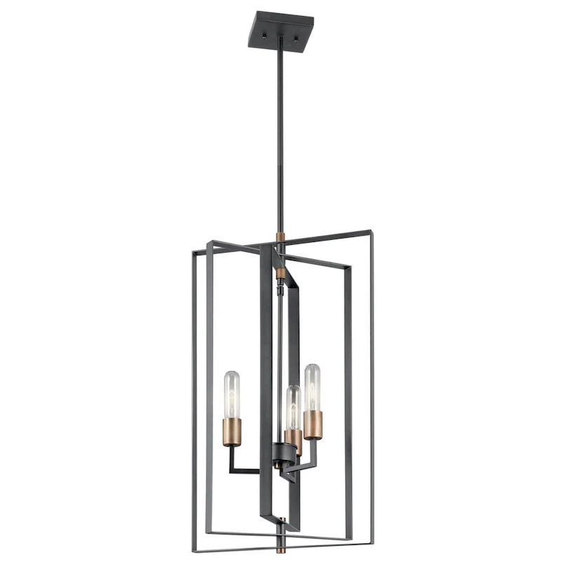 Kichler Lighting Taubert Collection 3-light Black Pendant