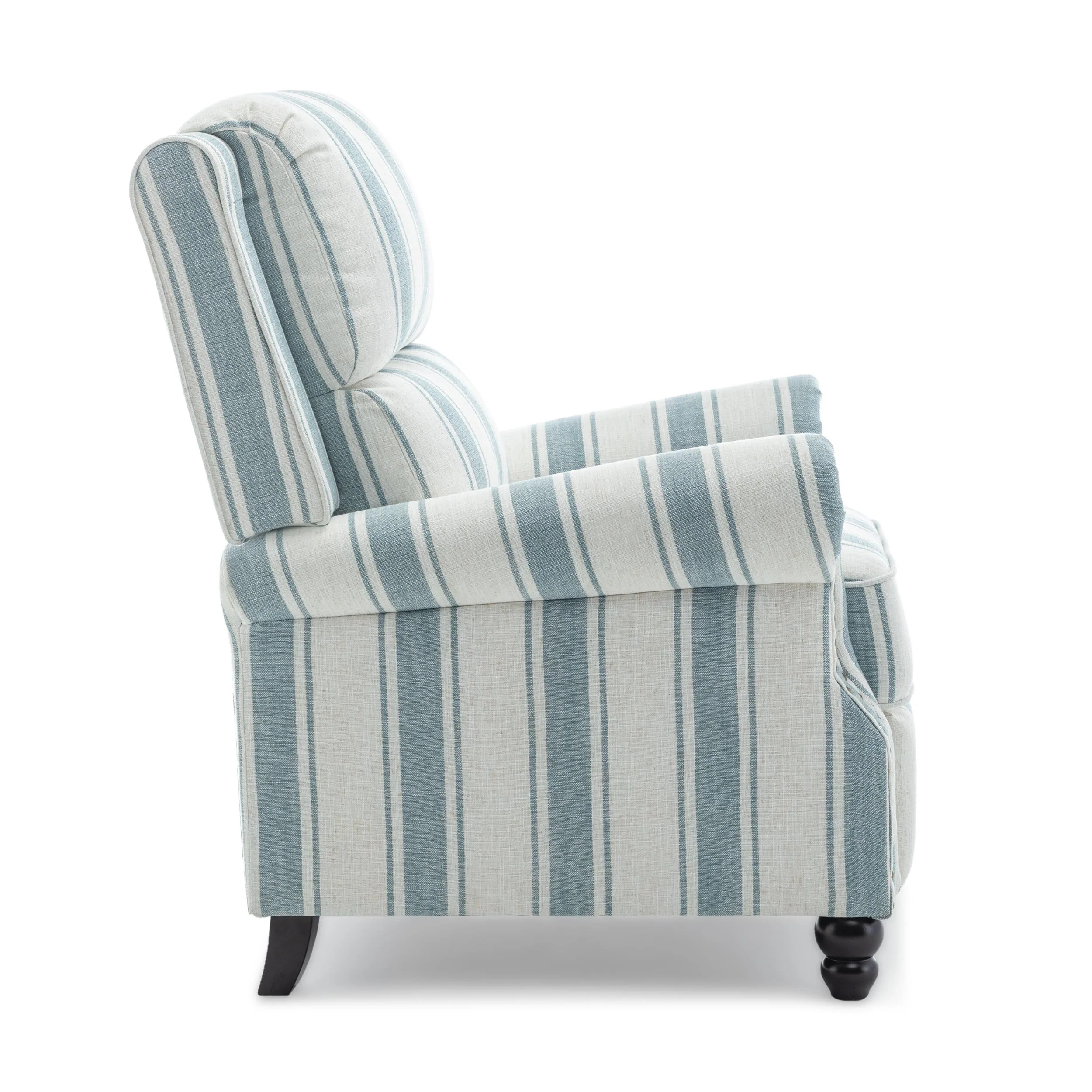 Manual Pushback Recliner Chairs with Nailhead Trim