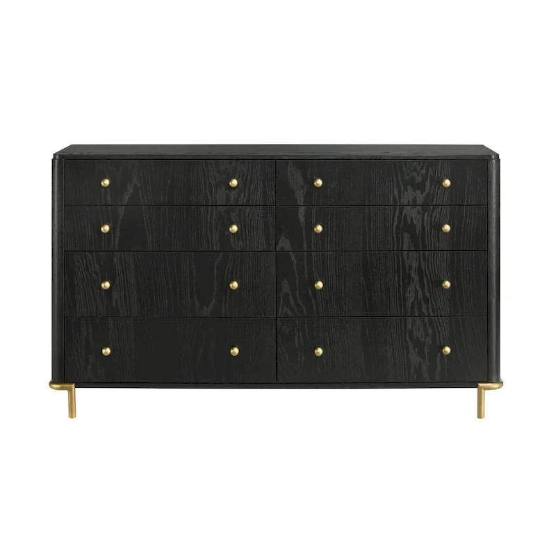 Anser Black and Grey 4-piece Bedroom Set