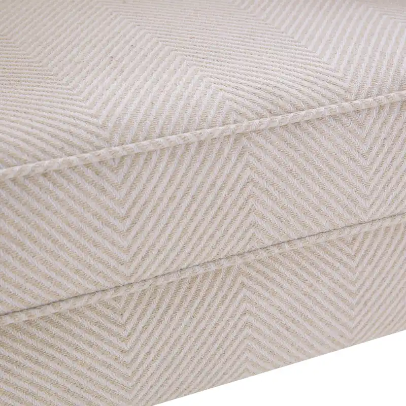 Accent Armchair with Turned Legs Set of 2 Blue/ Beige / Grey