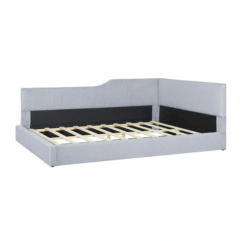 Full L-Shaped Daybed with Solid Frame