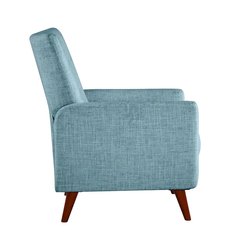 Modern Manual Recliner with Solid Wooden Legs