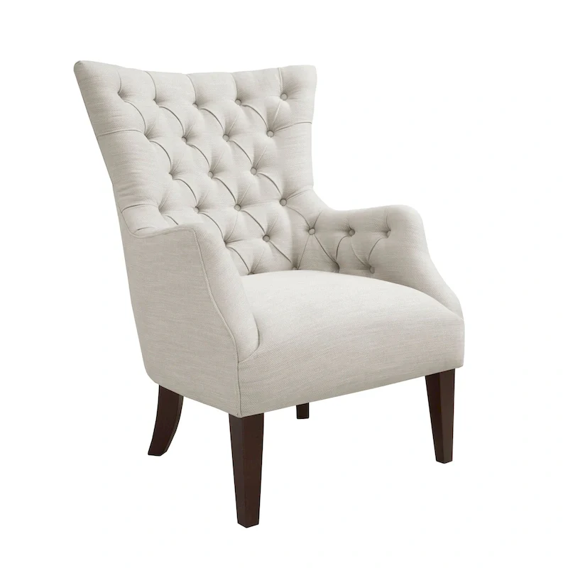 Madison Park Isa Button Tufted Wing Back Chair