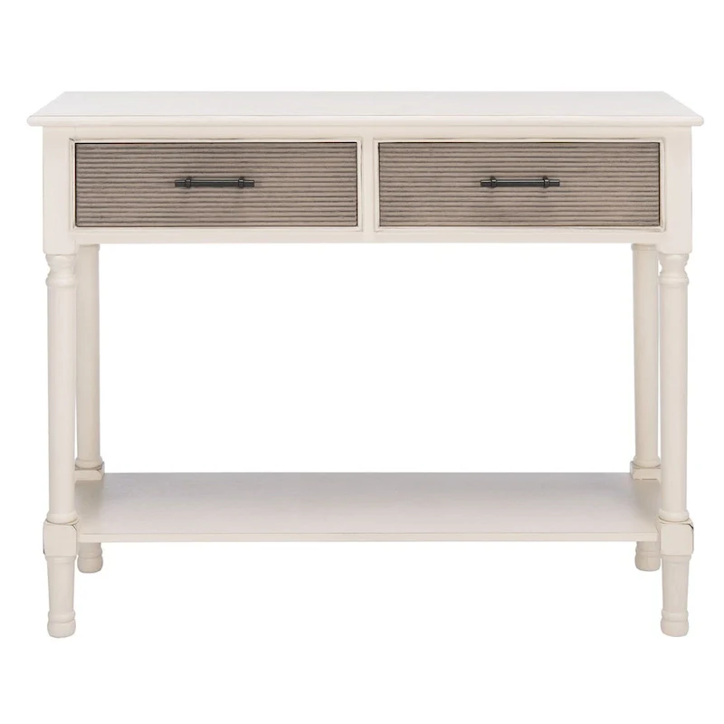SAFAVIEH Sinda 2-Drawer Console Table - 35.5 W x 13 L x 29.5 H - 36Wx13Dx30H