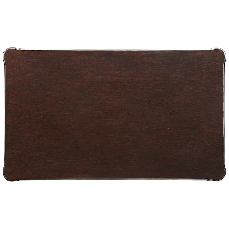 Espresso Coffee Table with Turned Legs