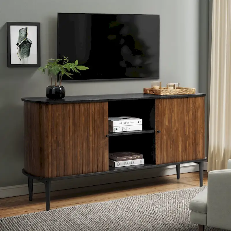 Franz Modern 63Wide Sideboard with adjustable shelf by HULALA HOME