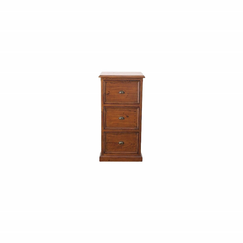 Dexter 23 Wide 3-Drawer Reclaimed Pine File Cabinet