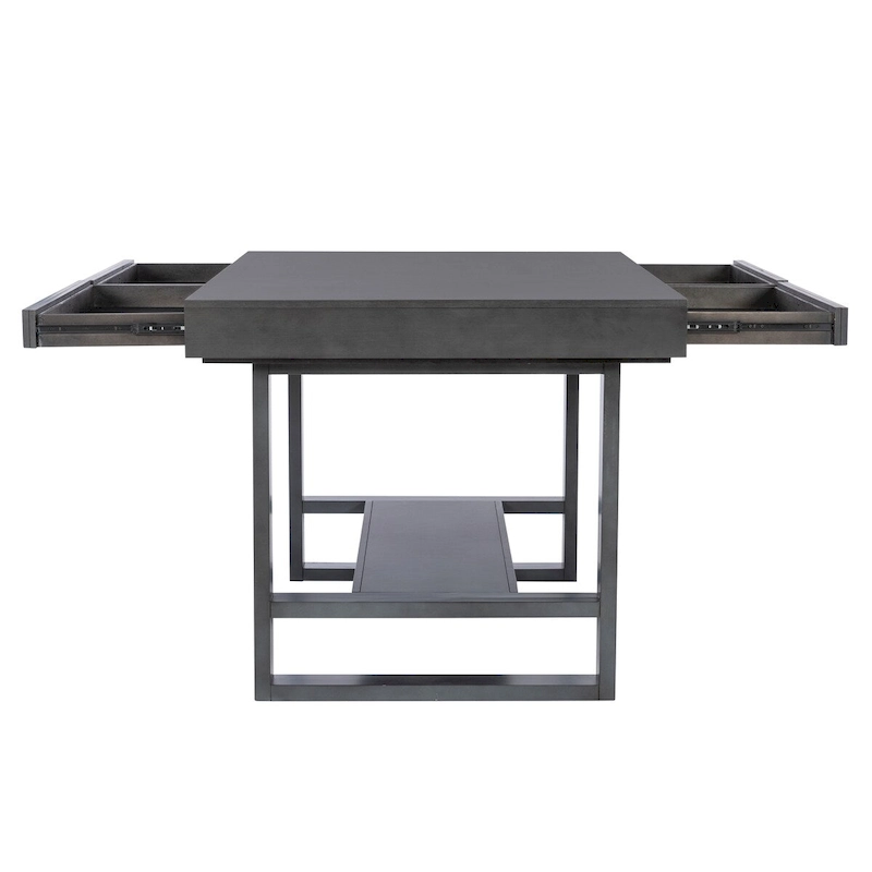 Wilson Grey Wooden 7-Piece Counter Height Dining Set