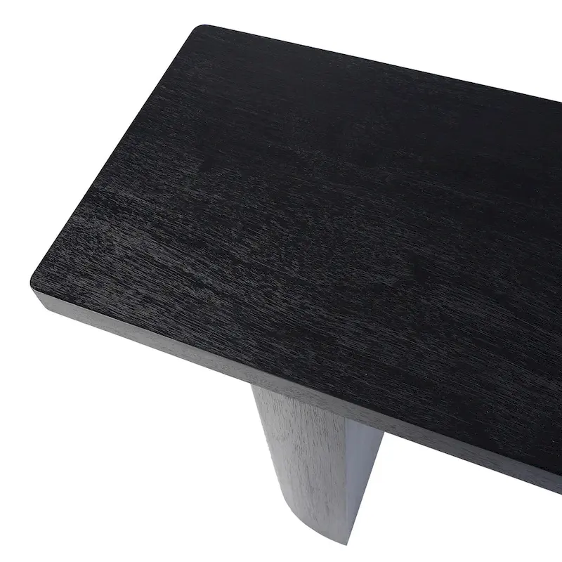 Half Moon Mango Wood Console Table by East at Main