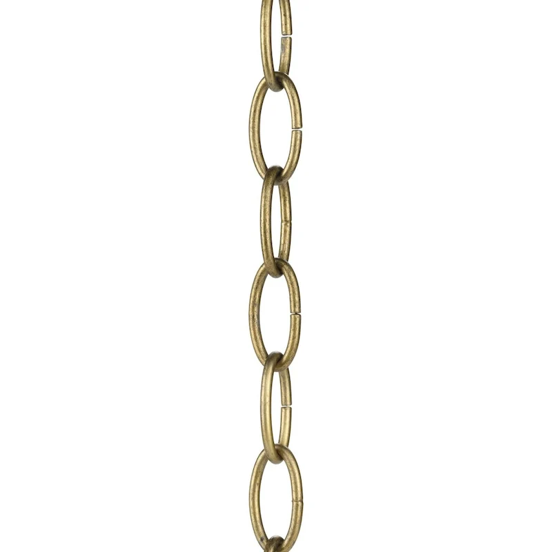 48-Inch Distressed Brass Accessory Chain - 2.360  x 2.500  x 2.500