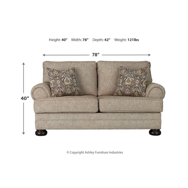 Kananwood Oatmeal Loveseat