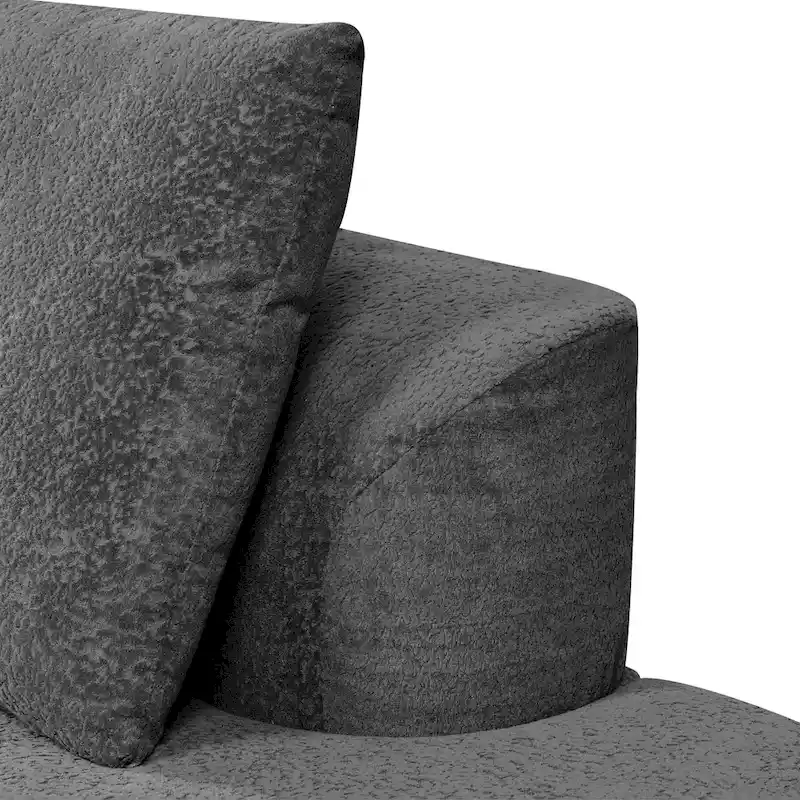 Christopher Knight Home - Olivia Curved Foam Sofa Set - 116  L