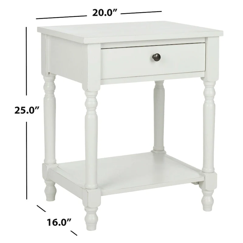 SAFAVIEH Wendel Accent Table - 20 x 16 x 25 - 20Wx16Dx25H