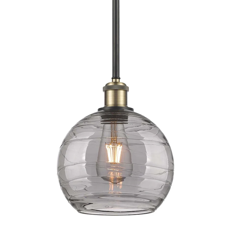Innovations Lighting 516-1S-10-8 Athens Deco Swirl Pendant Athens Deco