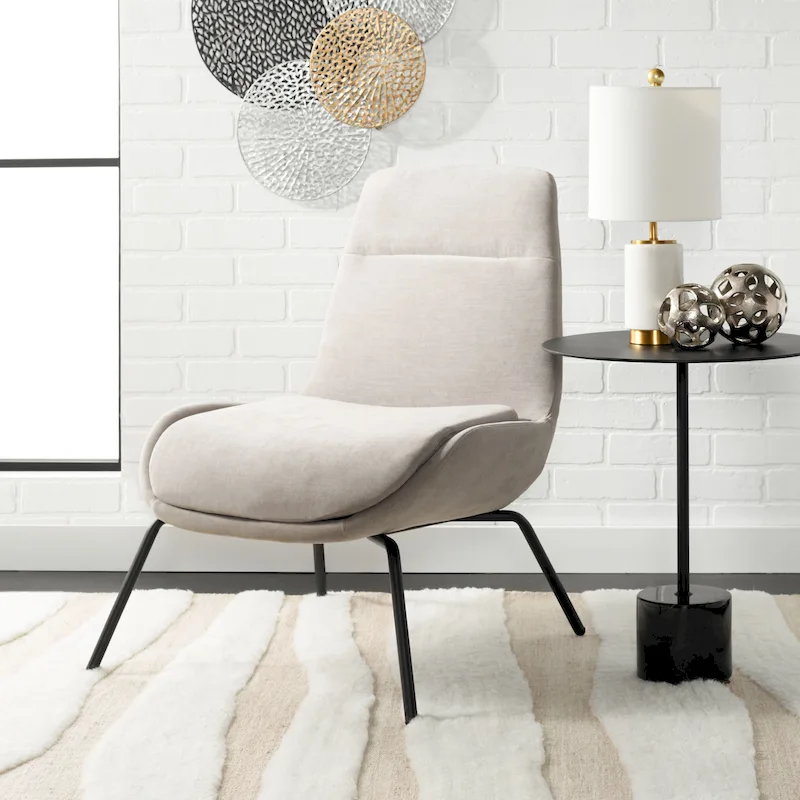 SAFAVIEH Emilia Accent Chair - 24 W x 28 D x 32 H - 24Wx28Dx32H