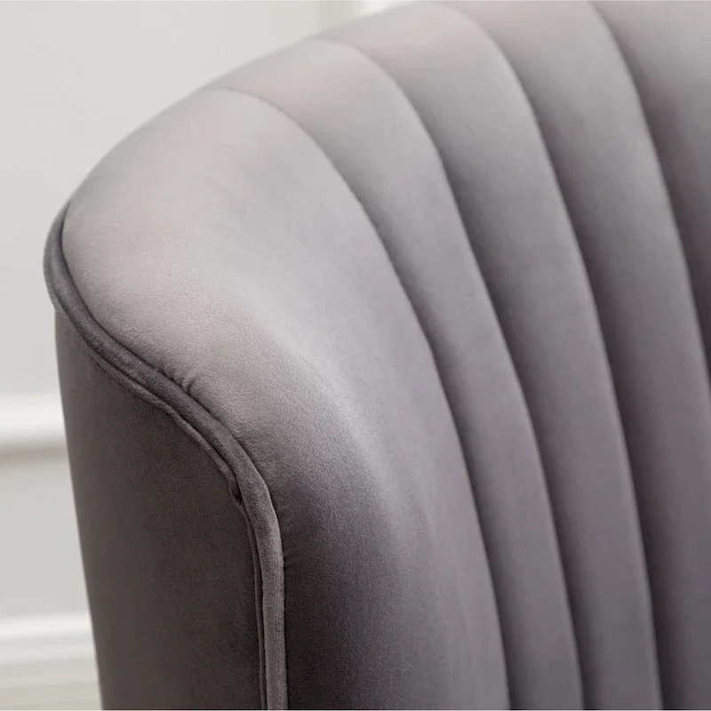 Gray 26 Polyester Accent Chair