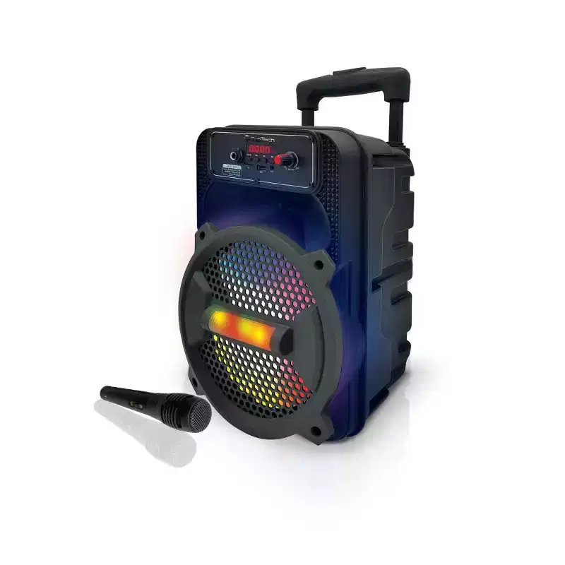 TOPTECH Rock-8, 1500W Portable Bluetooth Speaker with Disco Lights & Microphone