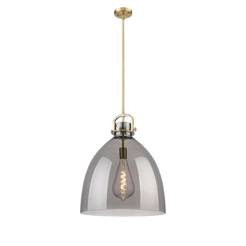 Innovations Lighting Newton Bell - 1 Light 18  Stem Hung Pendant