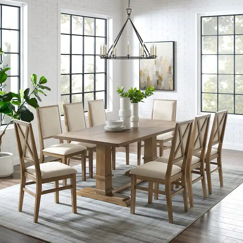 9-piece Rustic Dining
