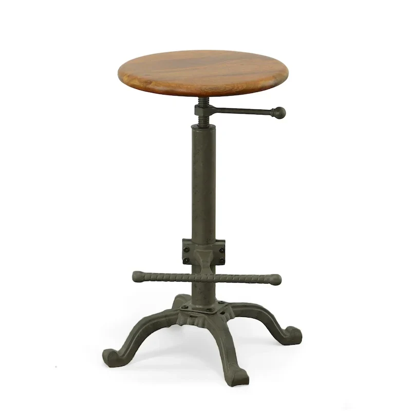 Adjustable Height Industrial Stool